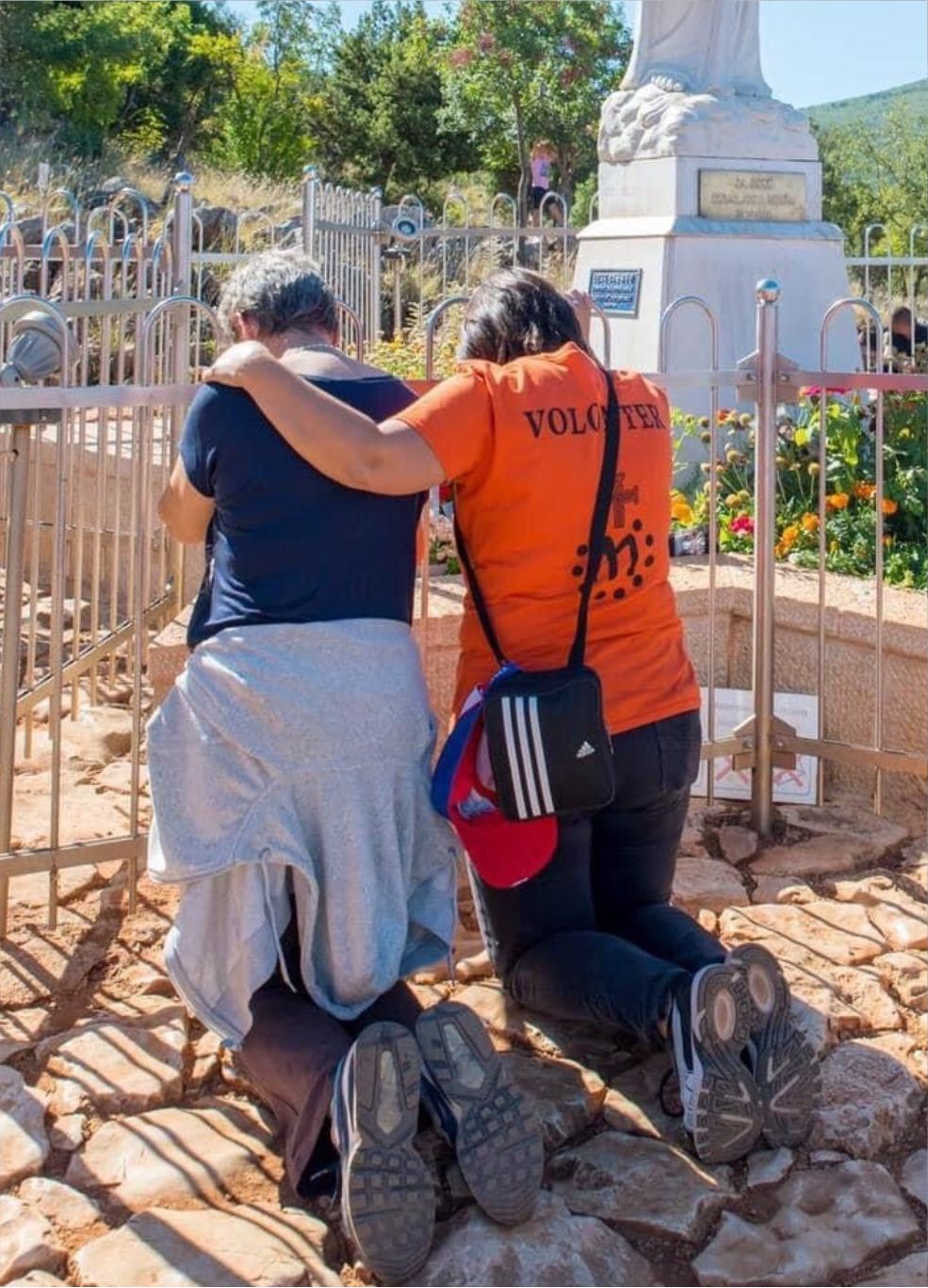 prayer on Mount Podbrdo